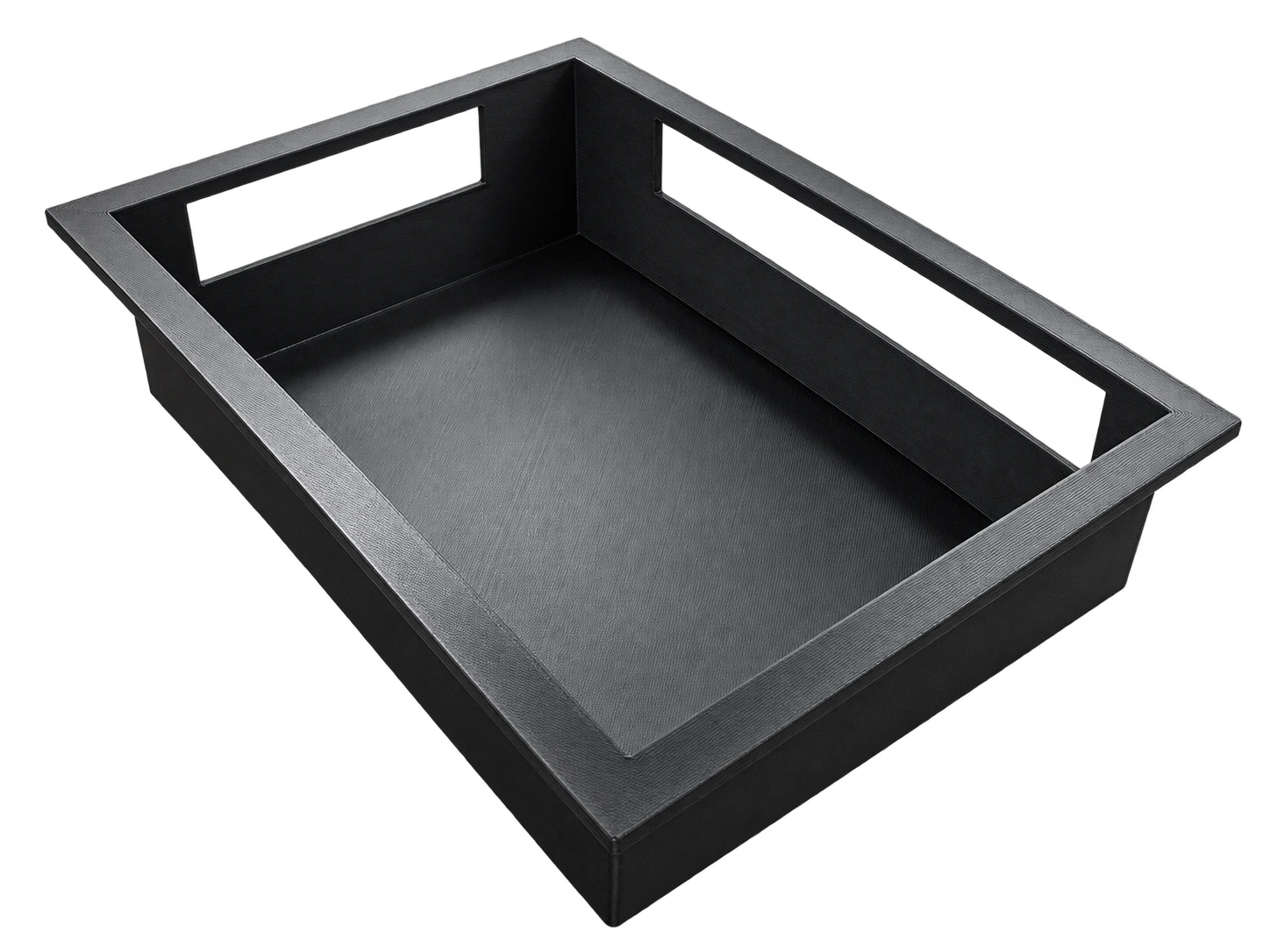 Inside of our black 3D printed enclosure